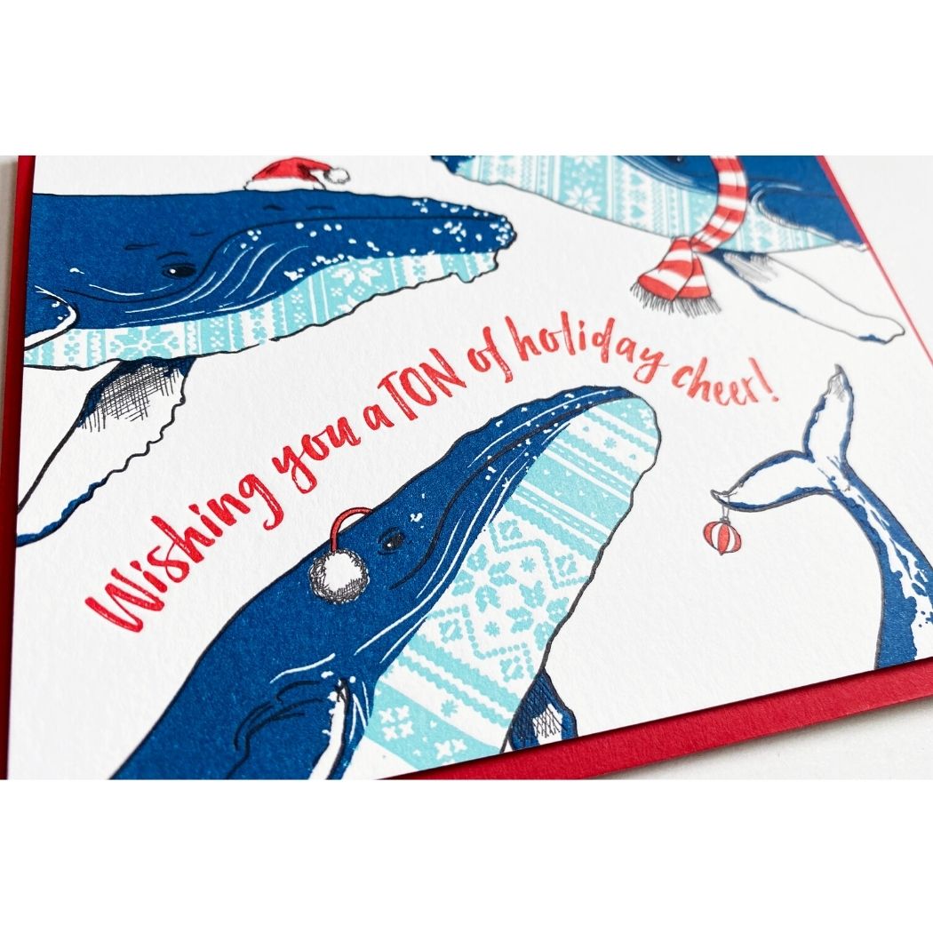 Card: Sweater Whales