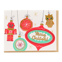 Card: Ornaments Retro