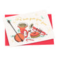 Card: Holiday Instruments Retro