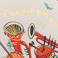 Card: Holiday Instruments Retro