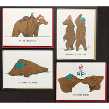 Card: Holiday Grizzly Bears