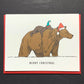 Card: Holiday Grizzly Bears