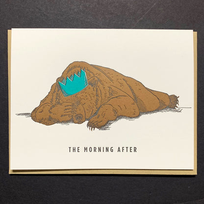 Card: Holiday Grizzly Bears