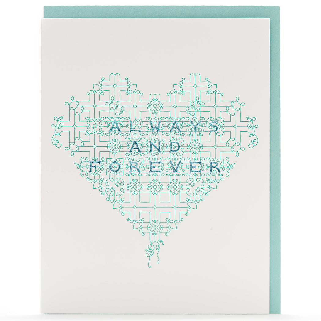 Card: Always and Forever Flourish Greeting Card