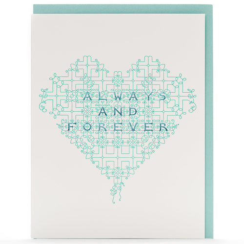 Always and Forever Flourish Greeting Card