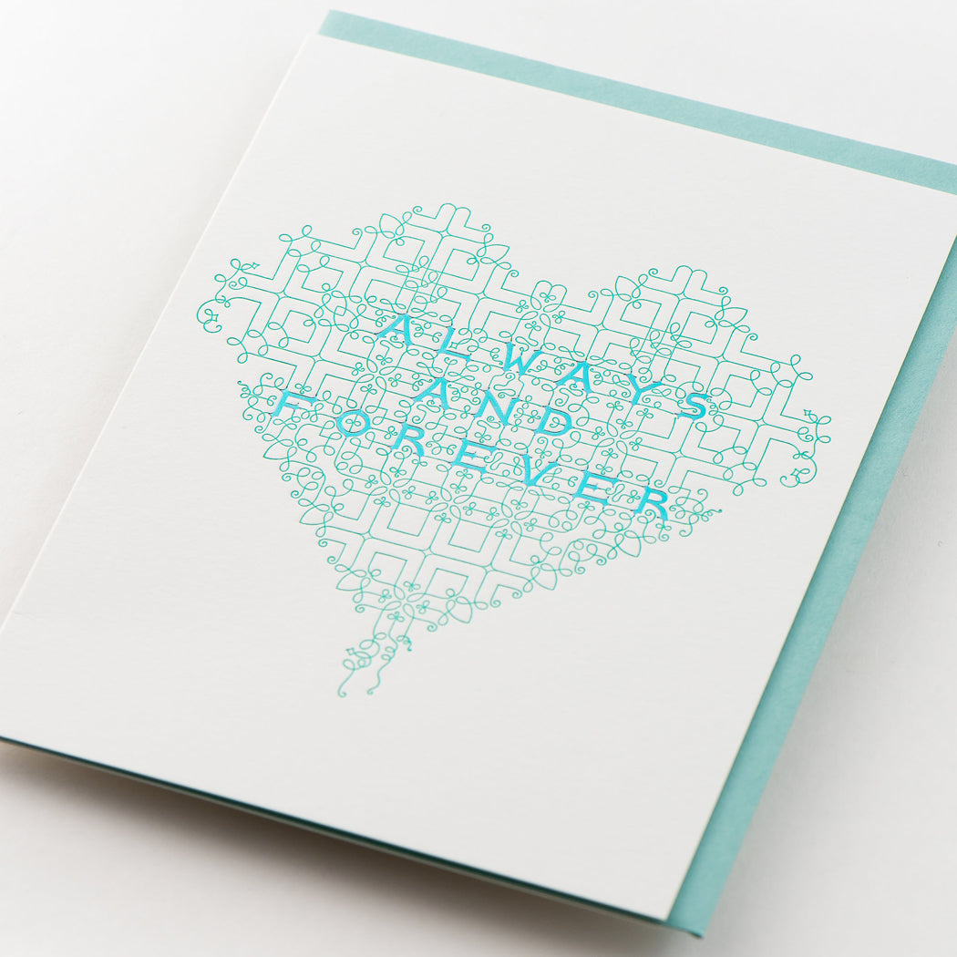 Card: Always and Forever Flourish Greeting Card