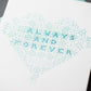 Card: Always and Forever Flourish Greeting Card