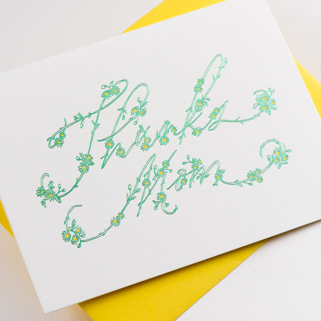 Card: Thanks Mom Daisy Chain