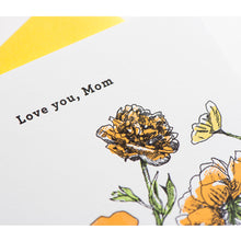 Card: Love You Mom Floral