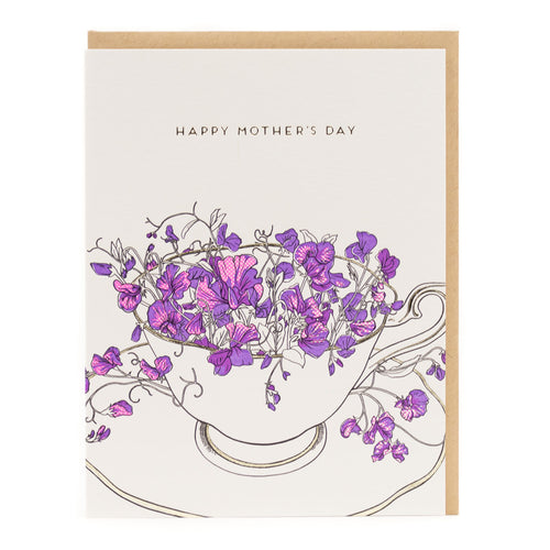 Card: Mom Teacup
