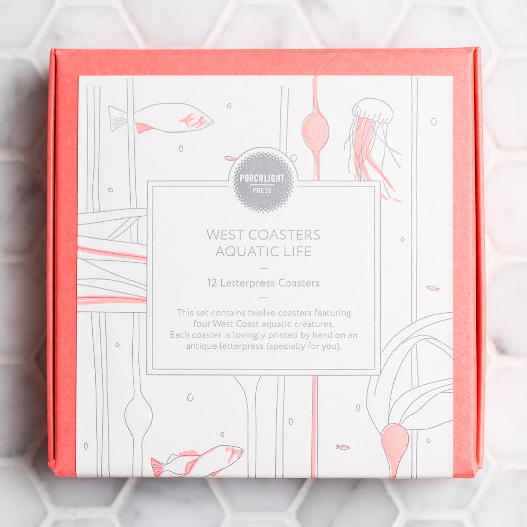 Coaster: Aquatic Theme (Set of 12)