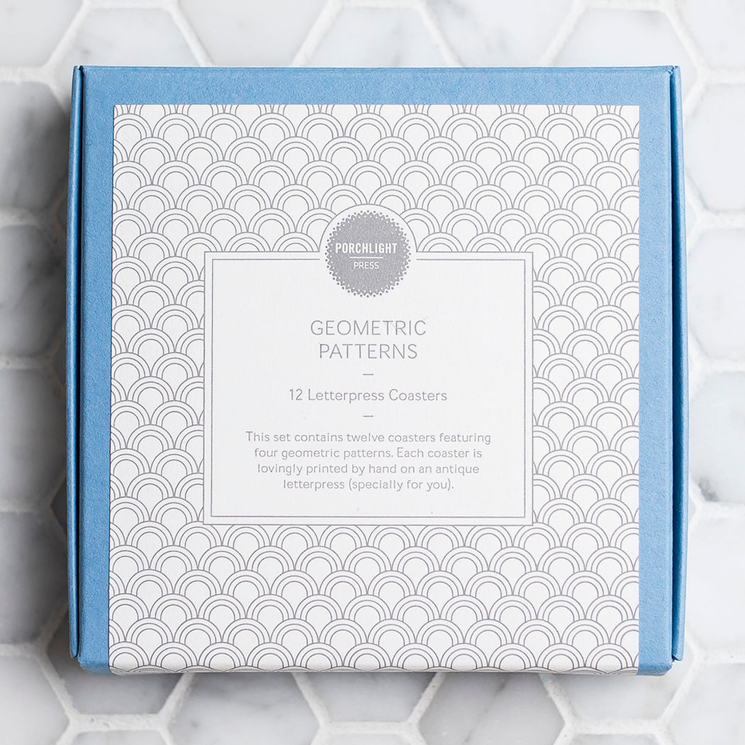 Coaster: Geometric Theme (Set of 12)