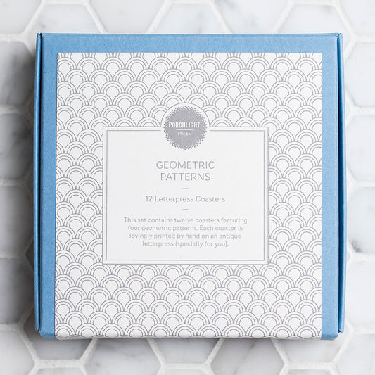 Coaster: Geometric Theme (Set of 12)