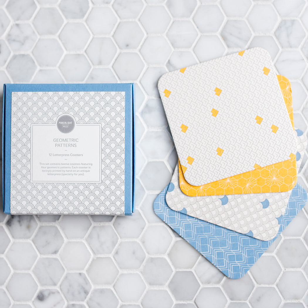 Coaster: Geometric Theme (Set of 12)