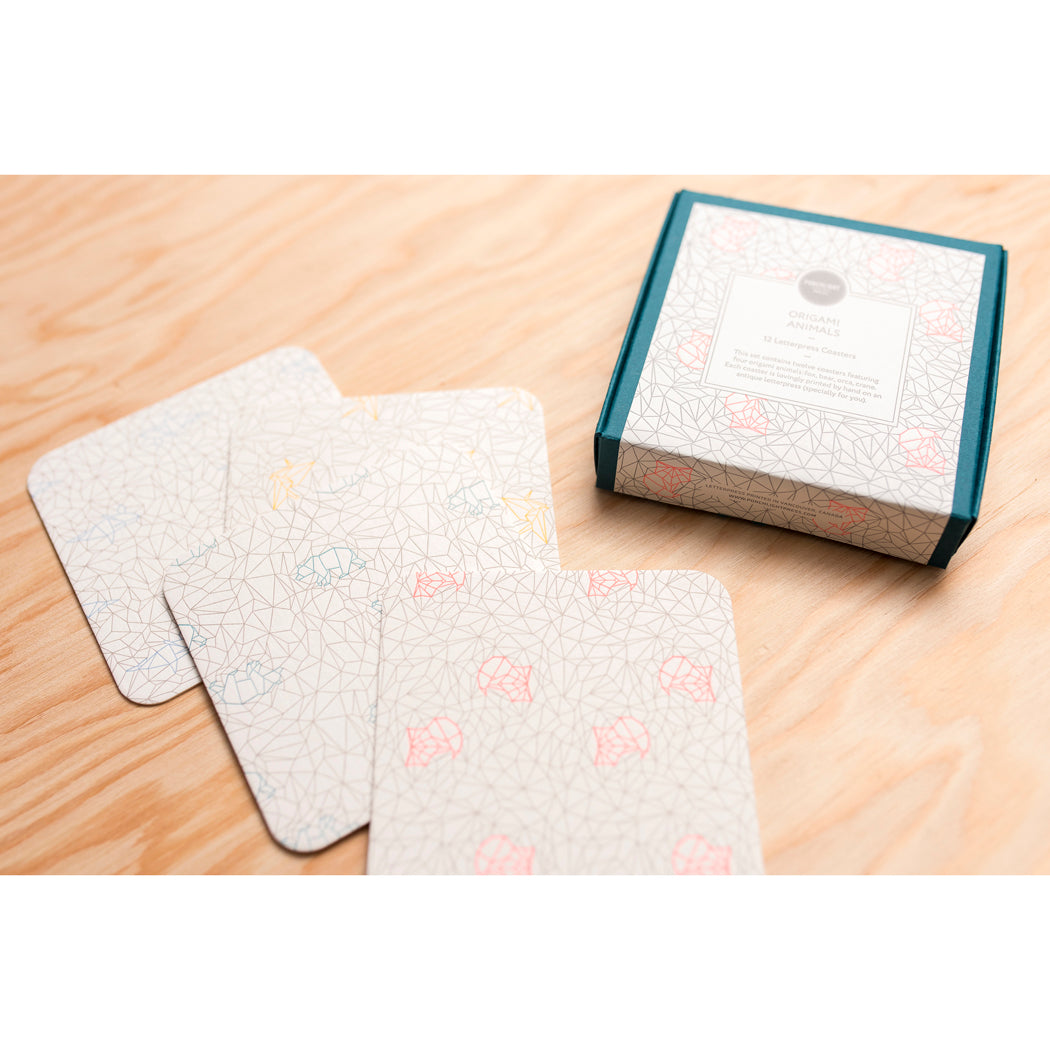 Coaster: Origami Theme (Set of 12)