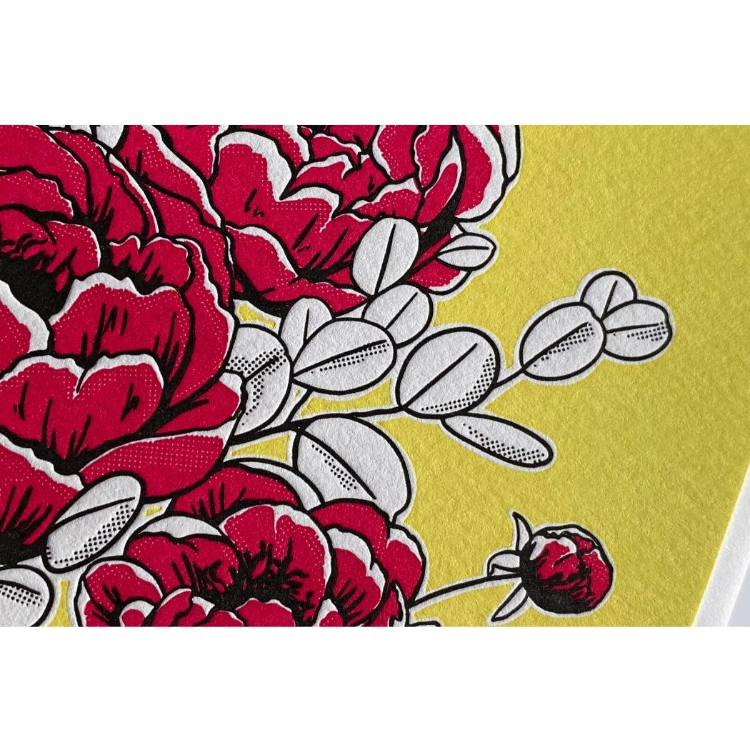 Card: Peonies