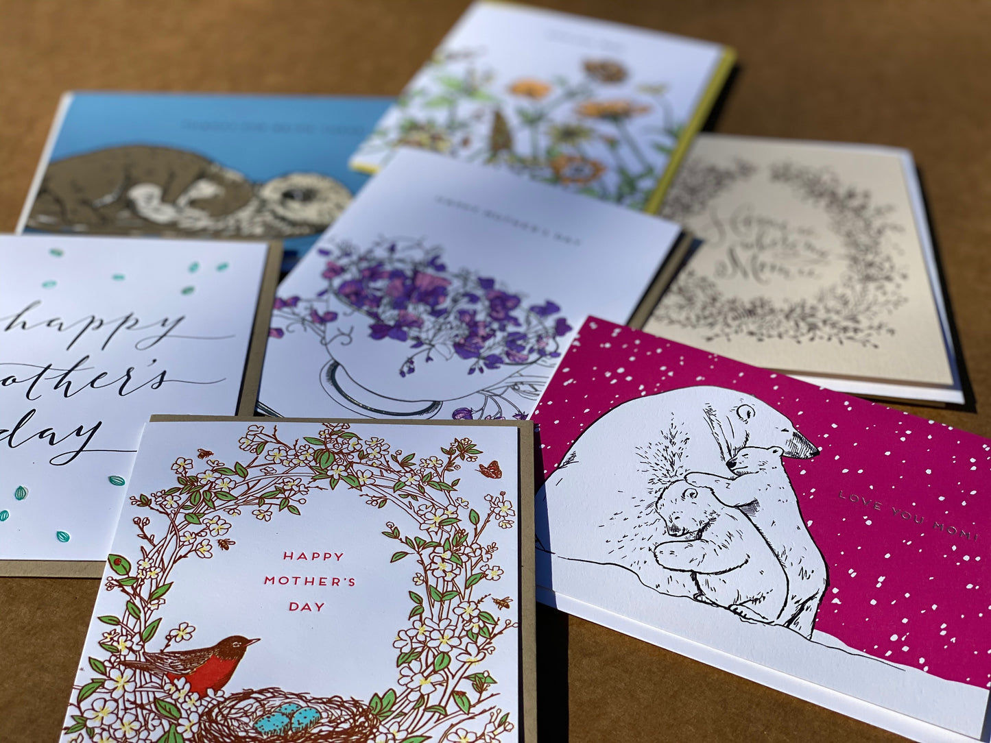 Card: Mother's Day Robin Bird Nest