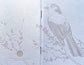 Notebook: Monochromatic Birds - Pocket Notebooks (Set of 3)