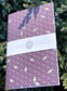 Notebook: Graphic Series - Purple Diamonds Foil Letterpress Large Notebook