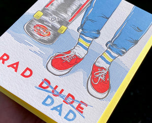 Card: Rad Dad Skater