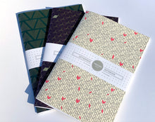 Notebook: Graphic Series - Purple Diamonds Foil Letterpress Large Notebook