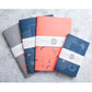 Notebook: Aquatic Series - Sea Anemone Letterpress Large Notebook