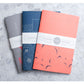 Notebook: Aquatic Series - Starfish Letterpress Large Notebook