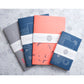 Notebook: Aquatic Series - Starfish Letterpress Large Notebook