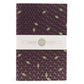 Notebook: Graphic Series - Purple Diamonds Foil Letterpress Large Notebook