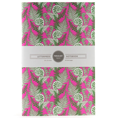 Notebook: Foraging Series - Fiddlehead Fern Large Notebook