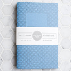 Notebook: Geometric I Series - Seigaiha I Matte Pocket Notebook