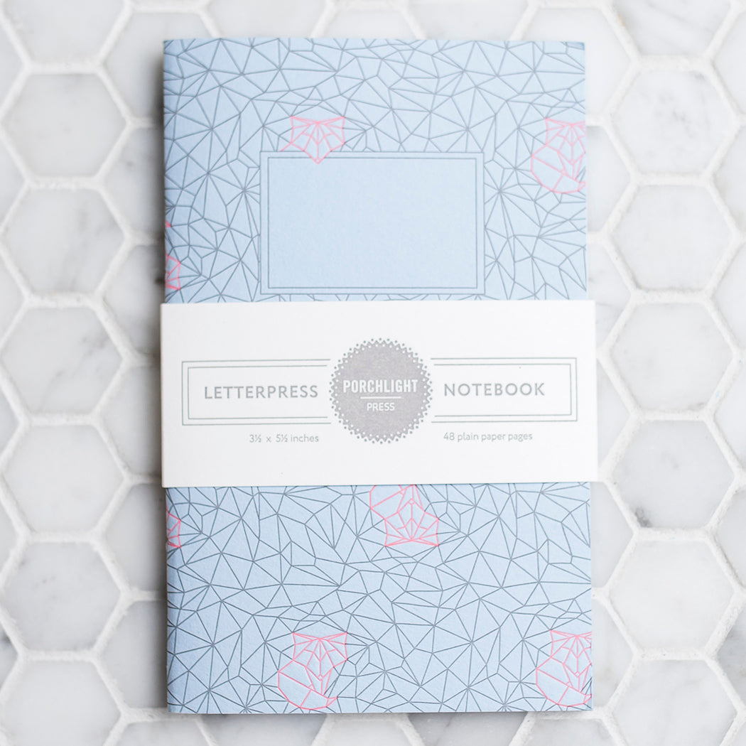 Notebook: Origami Series - Fox Pocket Notebook