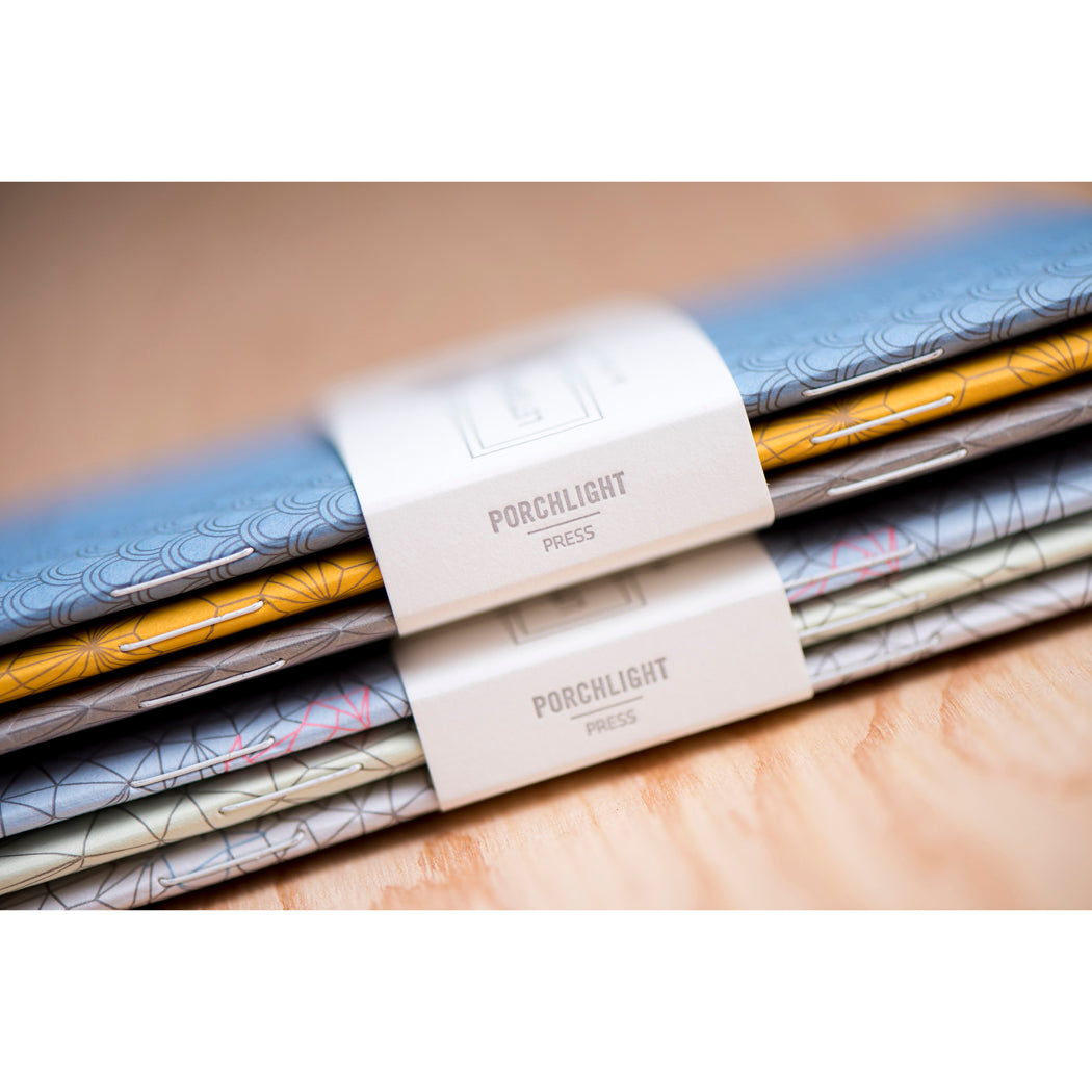Notebook: Origami Series - Pocket Notebooks (Set of 3)