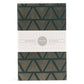 Notebook: Graphic Series - Hunter Green Triangles Pocket Notebook