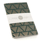 Notebook: Graphic Series - Hunter Green Triangles Pocket Notebook
