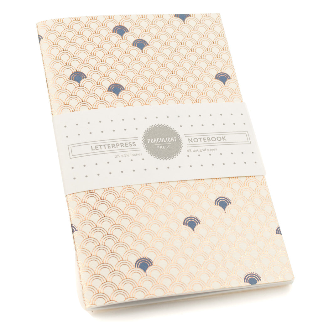 Notebook: Geometric II Series - Seigaiha II Pocket Notebook