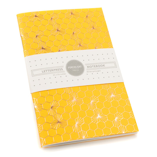 Notebook: Geometric II Series - Honeycomb II Foil Pocket Notebook