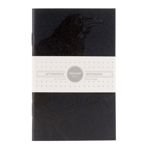 Notebook: Raven Monochromatic Birds