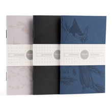 Notebook: Monochromatic Birds - Pocket Notebooks (Set of 3)