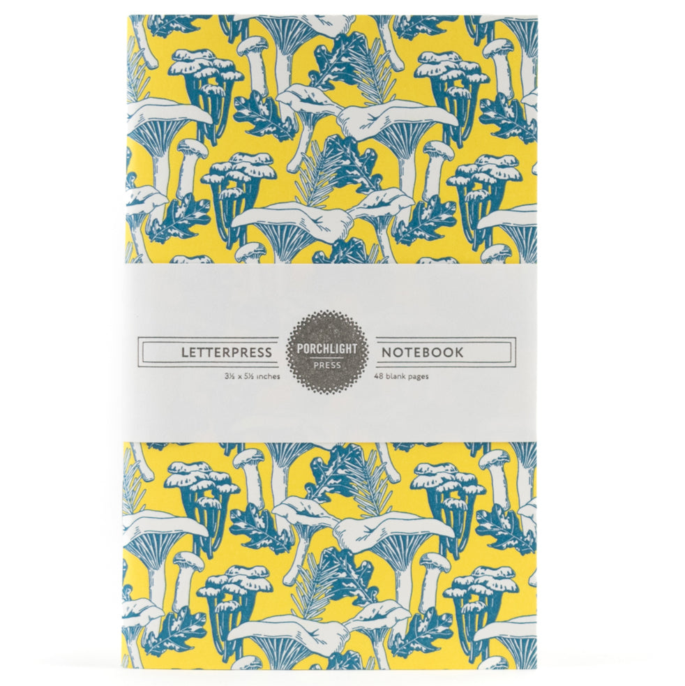 Notebook: Foraging Series - Chanterelle Mushroom Pocket Notebook