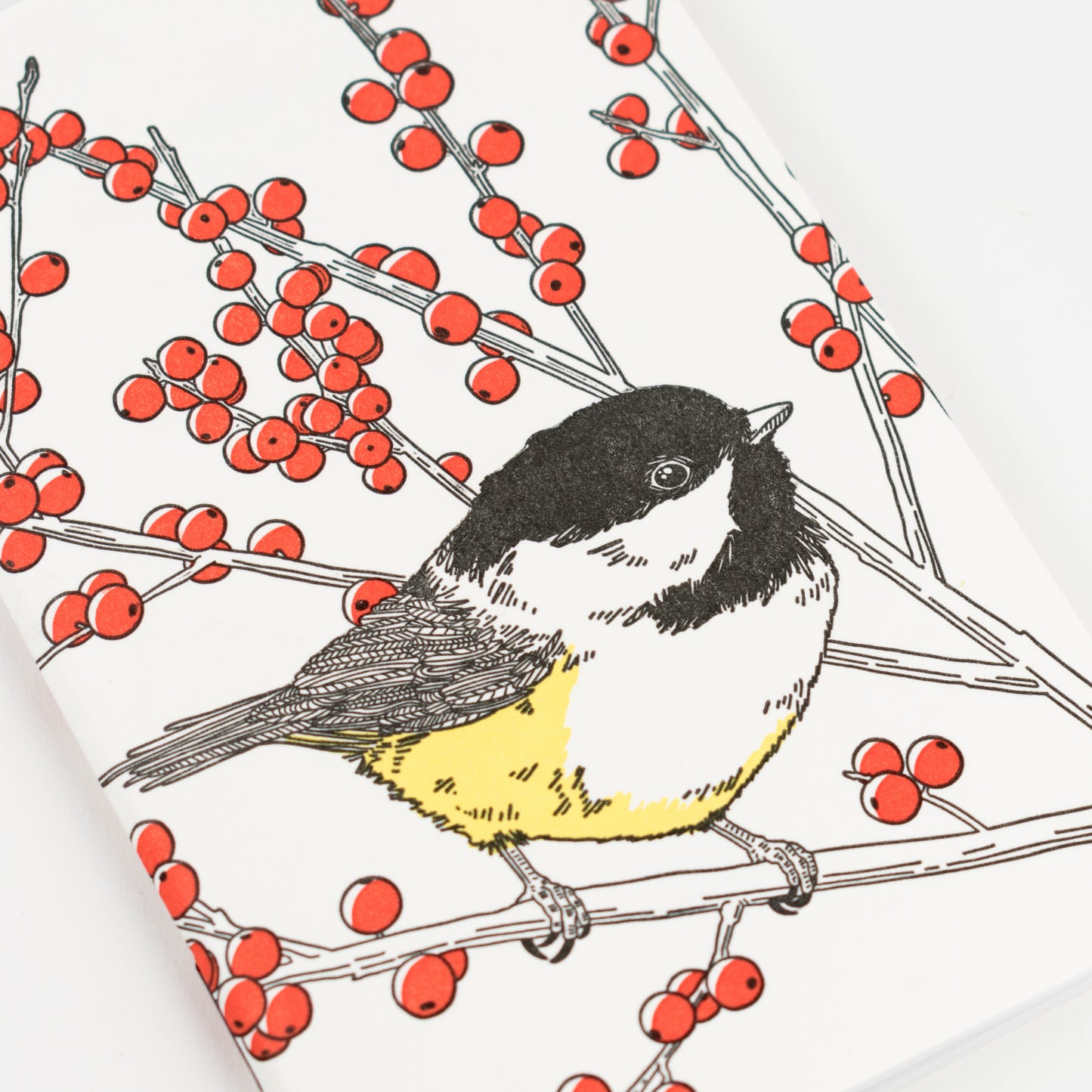 Notebook: Nature Birds - Chickadee Pocket Notebook