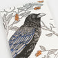 Notebook: Nature Birds - Raven Pocket Notebook
