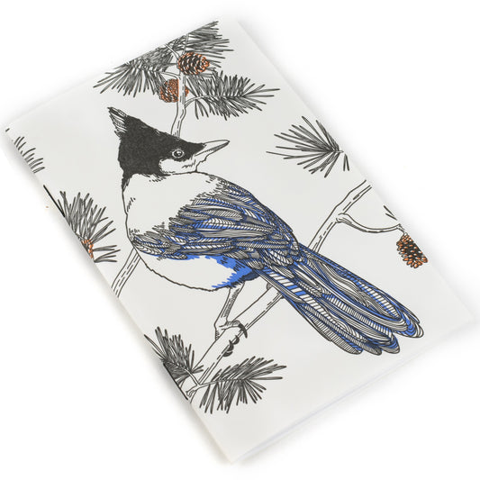 Notebook: Nature Birds - Steller's Jay Pocket Notebook