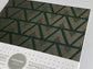 Notebook: Graphic Series - Hunter Green Triangles Pocket Notebook