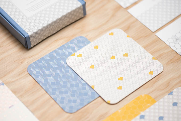 Coaster: Geometric Theme (Set of 12)