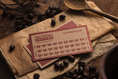 Portfolio: Business Cards Salt Spring Coffee