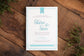 Porchlight Press Letterpress Wedding Invitation