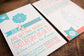 Porchlight Press Letterpress Wedding Invitation