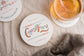 Porchlight Press Copper Theory Letterpress Coaster