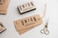 Porchlight Press Union Wood Letterpress Tag